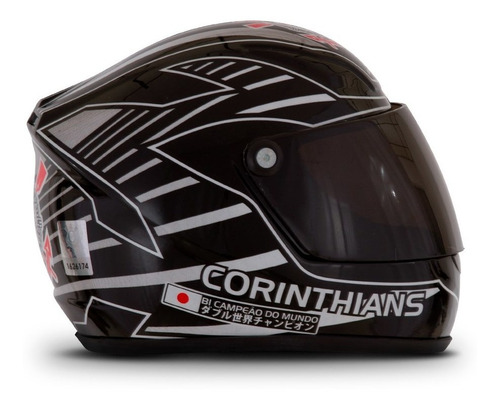 Imagem 2 de 3 de Mini Capacete Time Corinthians Enfeite Decorativo Pro Tork
