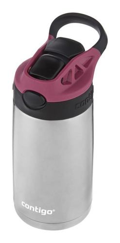 Garrafa Termic Inox Squeeze Infantil Autospout 384ml Rosa