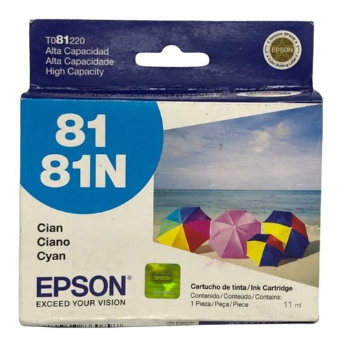 Cartucho Epson 81 81n  Cian Nuevo Y Facturado