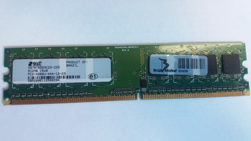 Memoria Ram 512 Ddr2 Pc2 5300u Usado 6x256mb