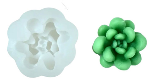 Molde Silicona Suculenta Mediana - Modelo B