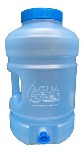 Botellón De Agua Boca Ancha Con Dispensador 20 Lt Decocar 