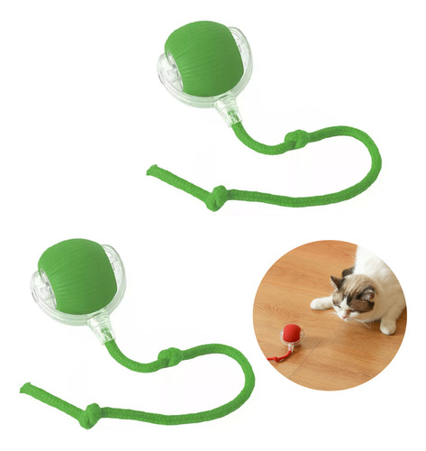 2*ball Moving Automatic Interactive Electronic Cat With A