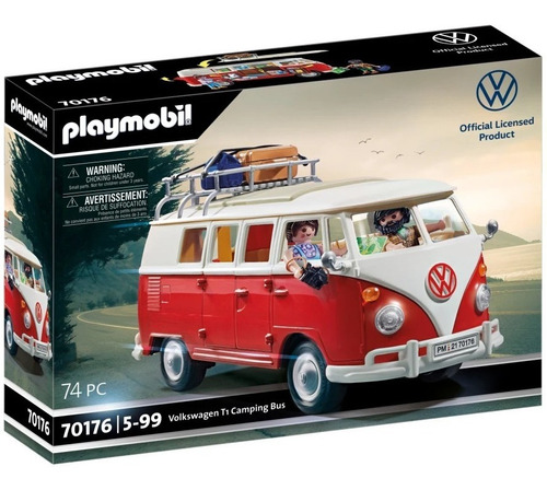 Playmobil Volkswagen 70176 T1 Caravan Furgoneta Camp Bus Pr