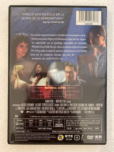 Dvd Espiritus Ocultos Gothika Halle Berry Robert Downey Jr (Usado)