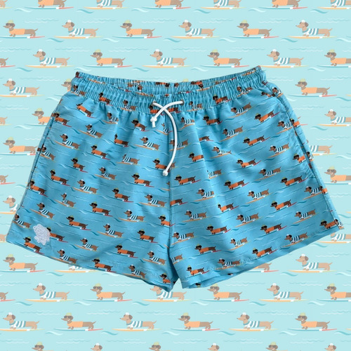 Imagen 2 de 4 de Traje De Baño Hombre Salchicha Pecora Argentina Short Malla