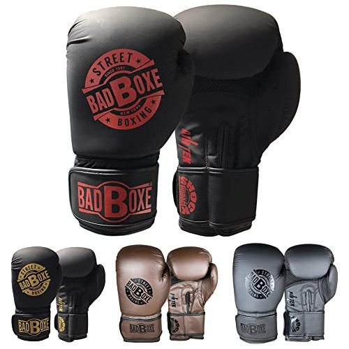 Guantes De Boxeo Badboxe Guantes Mma Hechos De Cuero Flexibl