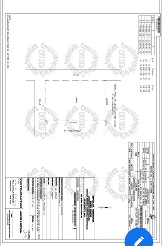 Titulo De Propiedad Terreno Con 2 Esquinas De 1283.35 M2