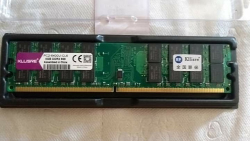 Memória Ram 4gb Ddr2 800 Mhz Kllisre. Apenas Para Proc. Amd