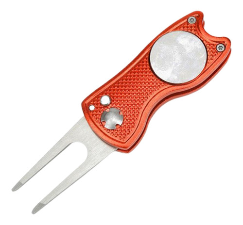 Acero Inoxidable Golf Divot Reparación Switchblade