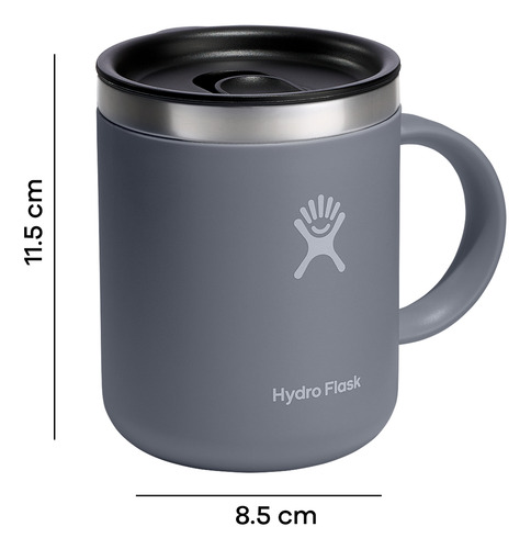 Taza Térmica Hydro Flask Coffee Mug 12 oz | Acero Inoxidable con Tapa | Mantiene Bebidas Calientes 12 h y Frías 24 h | Ideal para Café, Té y Oficina | Libre de BPA