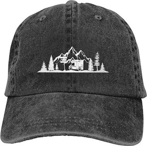 Yipaidel Sombrero Bosque Montañas Autocaravana Mujer, Gorra