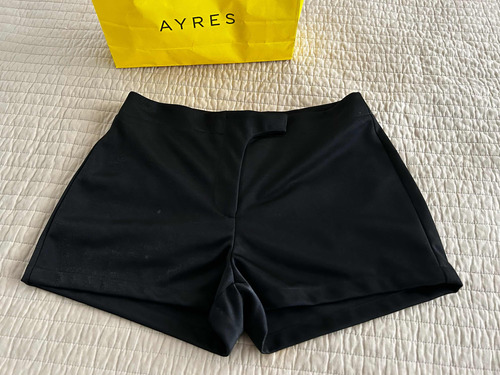 Short Ayres Monterrey Negro Tipo Sastre Corto