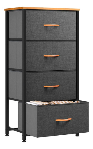 Cómoda Vertical Con 4 Cajones De Género Ultra Liviana
