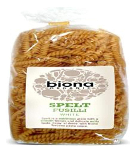 Biona Organico - Pasta Espelta Blanca - Fusilli - 17.64 Oz