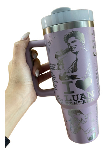 Copo Térmico Personalizado Lilás Lisa