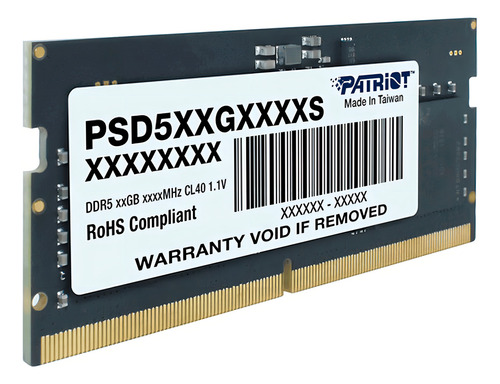 Memória Para Notebook Patriot Signature 16gb Ddr5 5600mhz