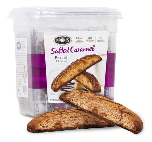 Nonni's Salted Caramel Biscotti - Galletas Italianas De Cara