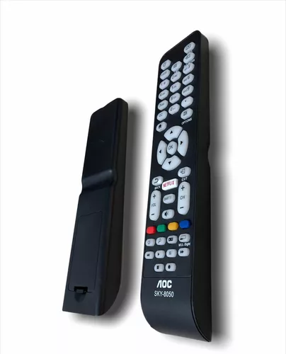 Controle Remoto Para Tv Aoc Com Botão Netflix Led Smart Novo SKY-8050 /  LE-7463 / VC-A8203 - Controle Remoto para Tv - Magazine Luiza