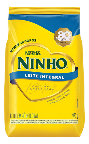 Leite Em Pó Ninho Integral 975g Atacado