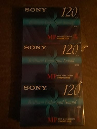 Cassette De Video Sony Mp 8 Mm Calidad Estandar 120 Min Paq