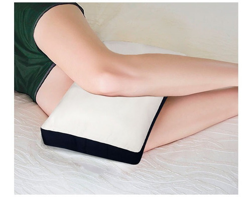 Almohada Multiusos Viaje Piernas Anti Estress Lumbar 40x30 Color Blanco