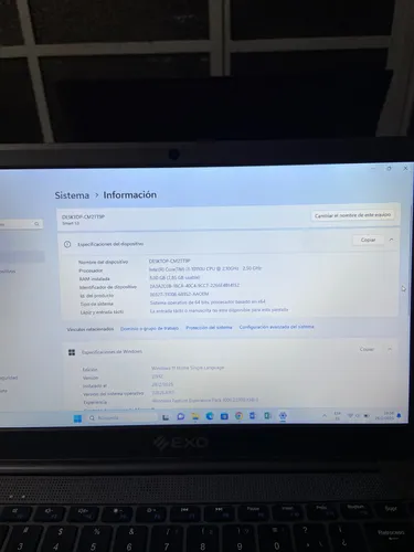 Exo Smart S3-s67 14 I3 8gb 1tb (Usado)
