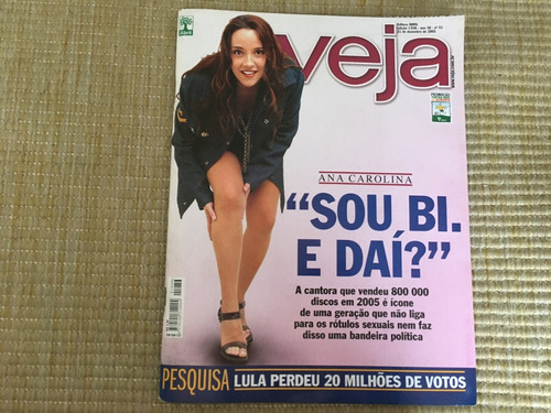 Revista Veja 51 Ana Carolina Política Editora Abril L802