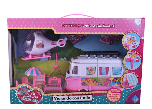 Camioneta Van Desplegable De Dulces Duende Azul