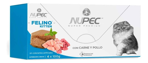 Nupec Felino Kitten Alimento Húmedo Cluster 4 Latas 100gr