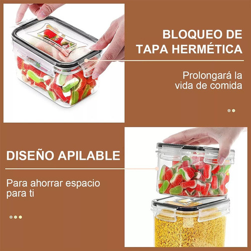 New Putian P907 Pacote De Recipientes Plásticos Herméticos