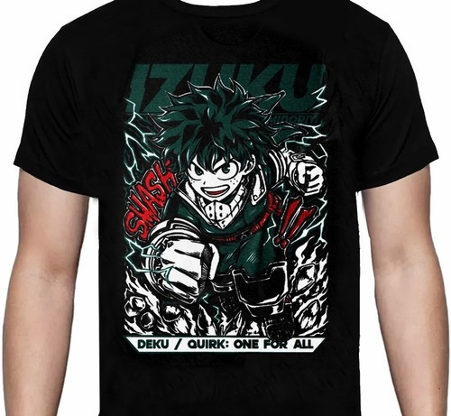 Boku No Hero - Deku Midoriya - Polera Anime - Cyco Records