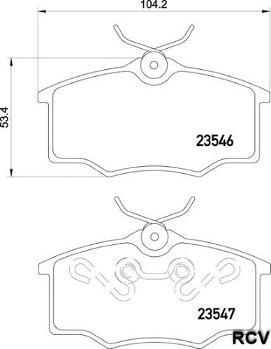 Balatas Disco  Delantera Para Chevrolet Chevy Pickup  2000