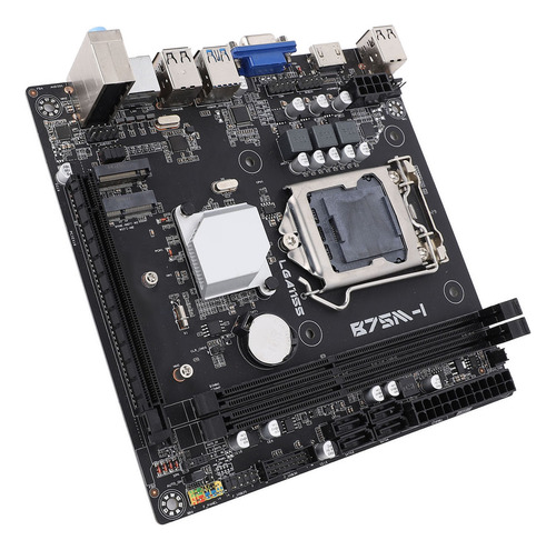 Placa Base M.2 Nvme B75m-i Computadora Itx Mining Para I7 I5