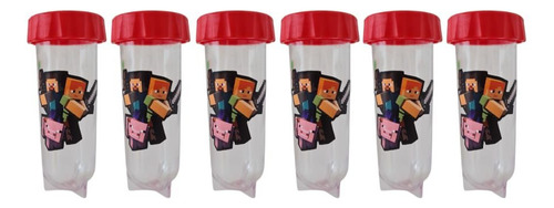 Souvenir Candy Tubo Con Tapa Temática A Elección 15 Unid Minecraft