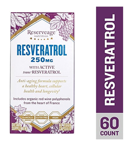 Suplementos Resveratrol 250mg