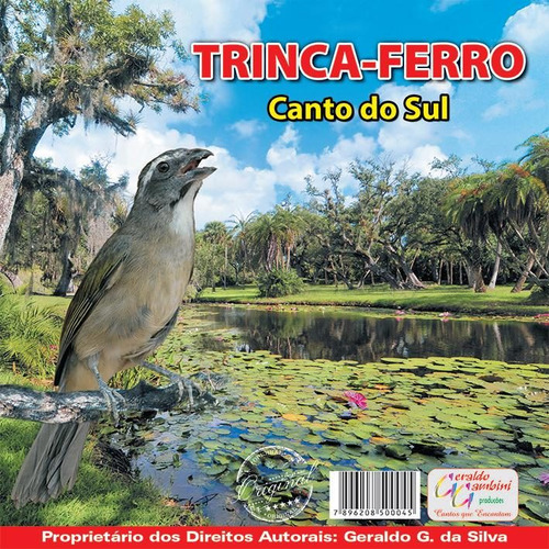 Cd Canto De Pássaros Trinca Ferro Canto Do Sul