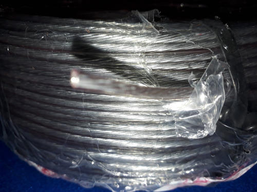 Cable Acero Forrado Pvc Tendedero 4 Mm Rollo X 100 Mts