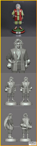 Action Figure Stl Jiraiya Naruto