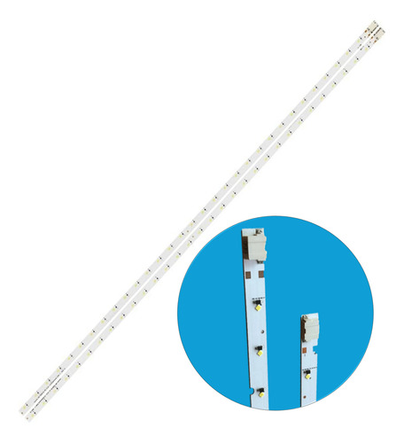 2 Tiras De 31 Leds Compatible Con Un49k5300 Un49k5300af