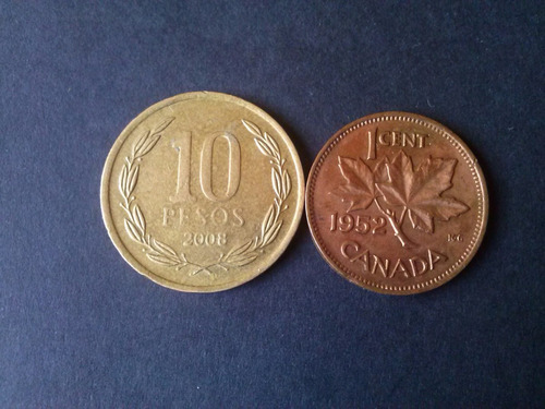 Moneda Canadá 1 Cent Cobre 1952 (c41)