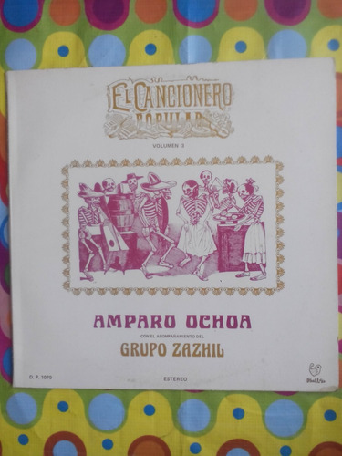 Amparo Ochoa Lp Cancionero Popular Vol. 3 Con Incer