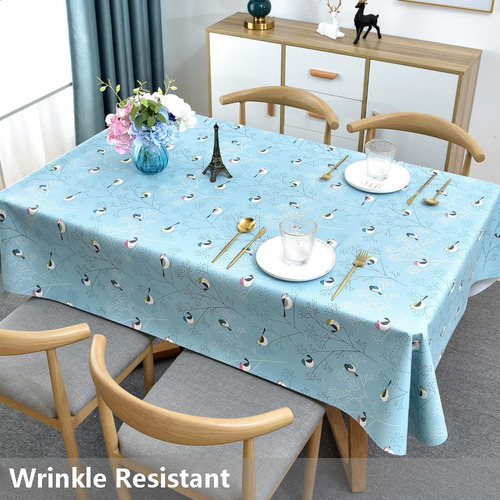 Mantel Vinil Resistente Para Mesa Rectangular