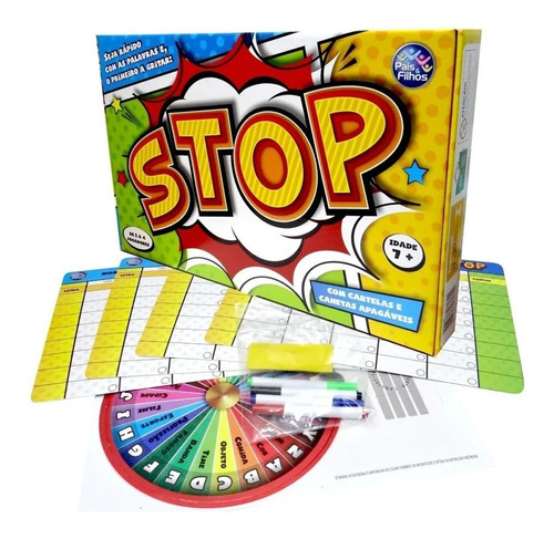 Jogo Stop  - Pais E Filhos  - Cod 7172