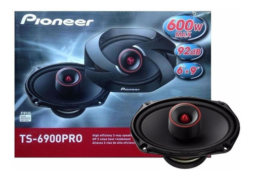 Par Alto Falante Pioneer Ts-6900pro 6x9 2 Vias 600w 4 Ohms