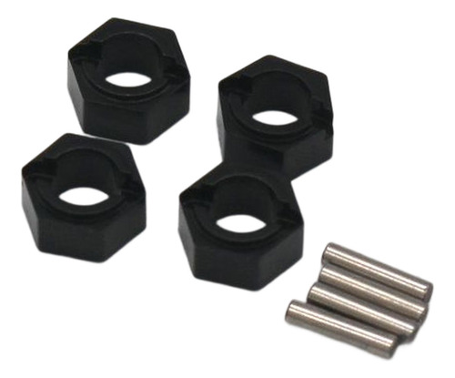 Adaptador De Cubo Hexagonal De 4 Piezas, Piezas De Negro