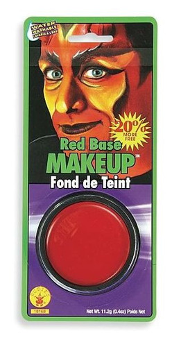 Maquillaje Disfraz Halloweeen: Red Base Makeup