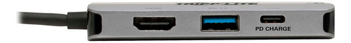 Hub Usb C 4 En 1 Hdmi 4k Ethernet Usb 3.0 Pd100w Tripplite