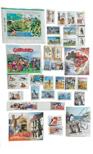 Sellos Chilenos Año 2000 Mint