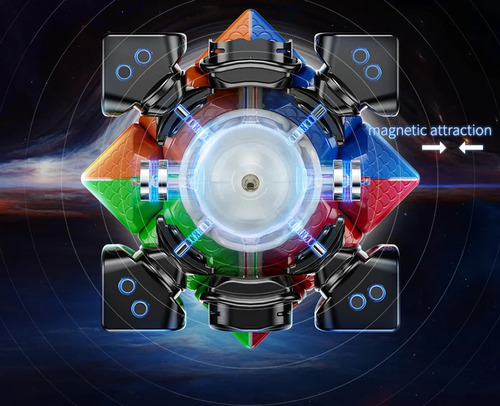 Juguetes Moyu Weilong Warm V10 3x3x3 Magnetic Version